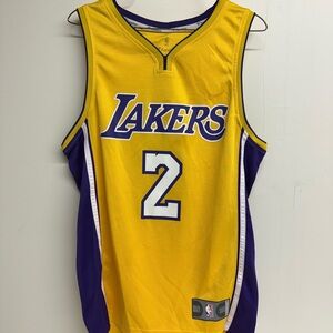 Fanatics Yellow Basketball Jersey with Purple Trim